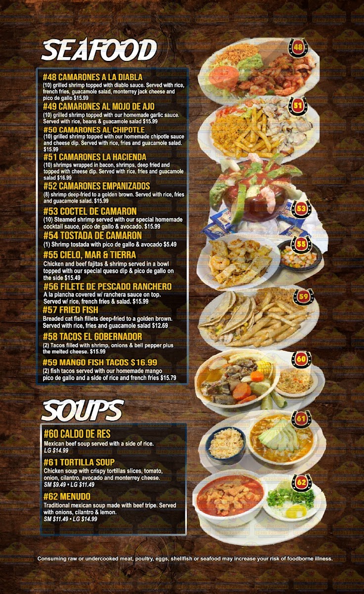 La Hacienda De Jalisco Menu - Image 6